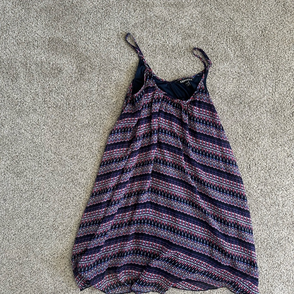 Express Multicolor Patterned Dress